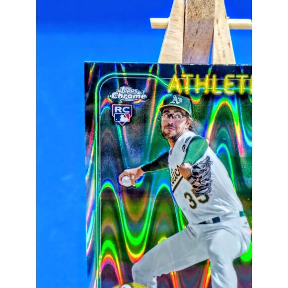 2024 Topps Chrome - Joe Boyle #91 RayWave Refractor (RC) - Picture 3 of 4